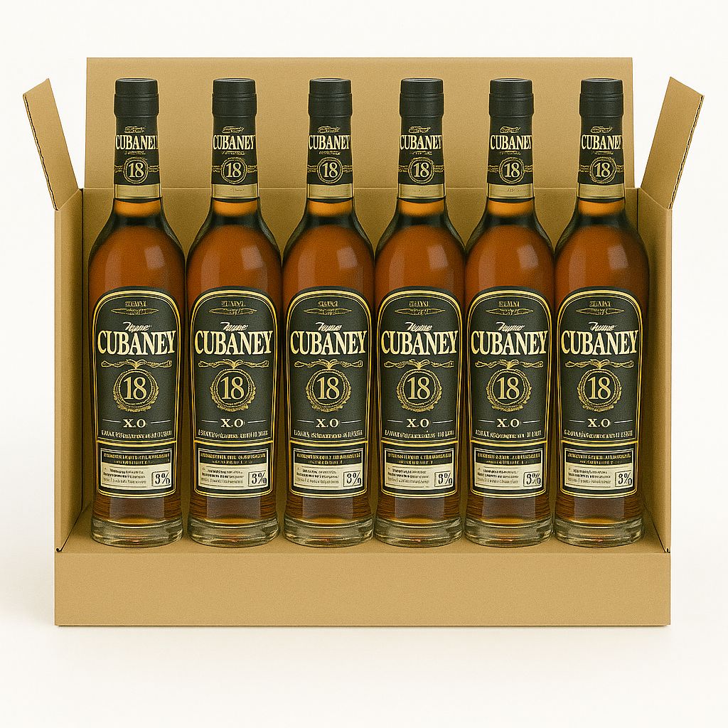 RON CUBANEY 18 SELECTO X0 CL 70 - CONFEZIONE 6 BOTTIGLIE