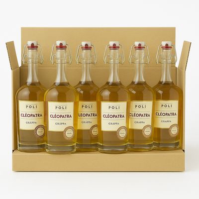 GRAPPA POLI CLEOPATRA AMARONE CL 70 ASTUCCIATA - CONFEZIONE 6 BOTTIGLIE