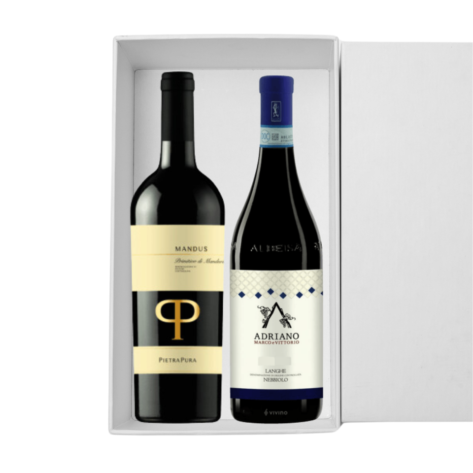 L'ESSENZA DEL ROSSO - CONFEZIONE DI DUE VINI ROSSI