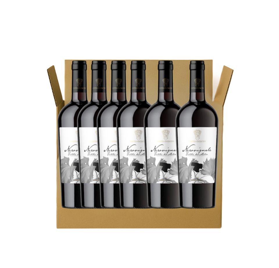 CANTINA GIAGNACOVO NEROVIGNALE TINTILIA DEL MOLISE DOP CL 75 -CONFEZIONE DA 6 BOTTIGLIE