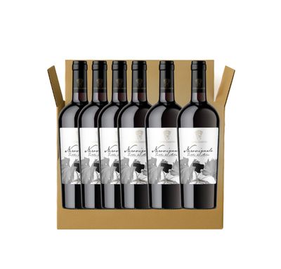 CANTINA GIAGNACOVO NEROVIGNALE TINTILIA DEL MOLISE DOP CL 75 -CONFEZIONE DA 6 BOTTIGLIE