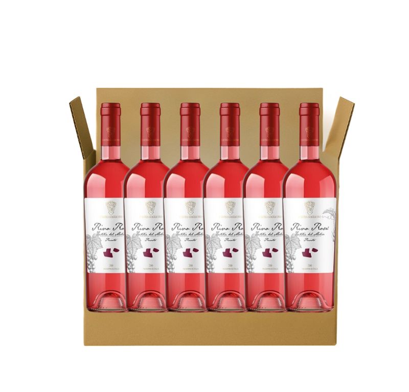 CANTINA GIAGNACOVO RIVO ROSA ROSATO DI TINTILIA DOP CL 75 - CONFEZIONE DA 6 BOTTIGLIE
