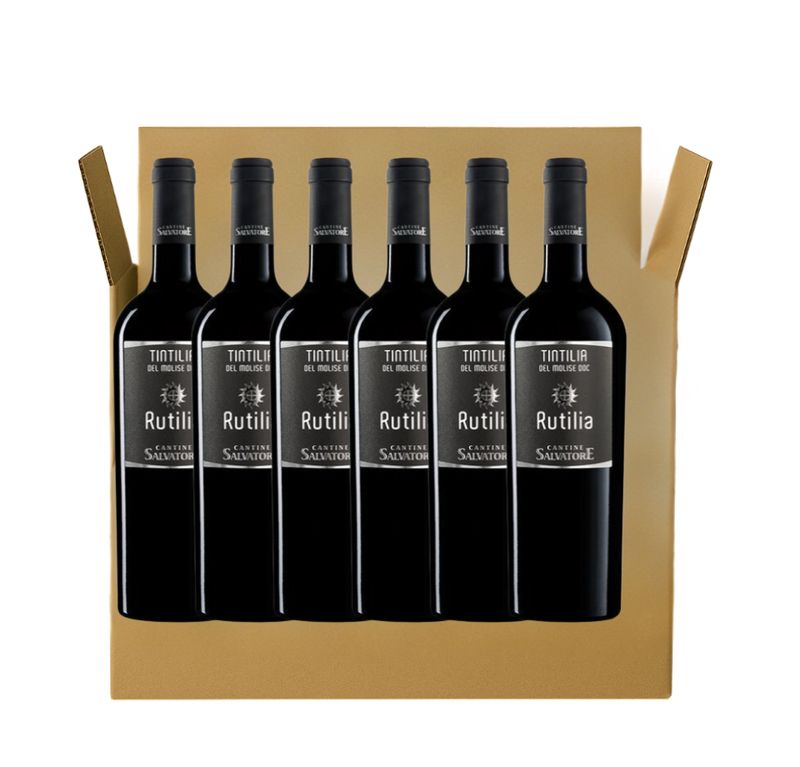CANTINE SALVATORE RUTILIA TINTILIA DEL MOLISE DOC CL 75 - CONFEZIONE DA 6 BOTTIGLIE