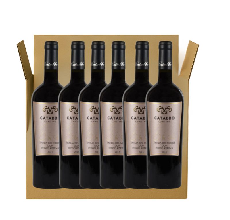 CATABBO " VINCE' "TINTILIA DEL MOLISE 2019 DOC RISERVA CL 75 - CONFEZIONE DA 6 BOTTIGLIE