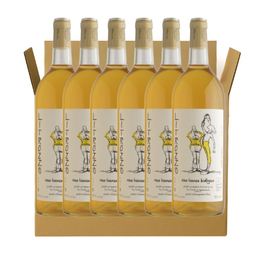 LE COSTE LITROZZO BIANCO LT.1 BIO CL 75 -CONFEZIONE DA 6 BOTTIGLIE