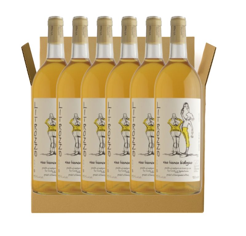 LE COSTE LITROZZO BIANCO LT.1 BIO CL 75 -CONFEZIONE DA 6 BOTTIGLIE