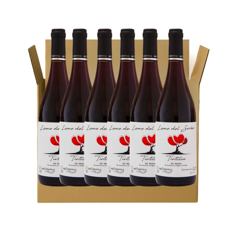 VINICA LAME DEL SORBO TINTILIA DEL MOLISE 2019 DOC CL 75 -CONFEZIONE DA 6 BOTTIGLIE
