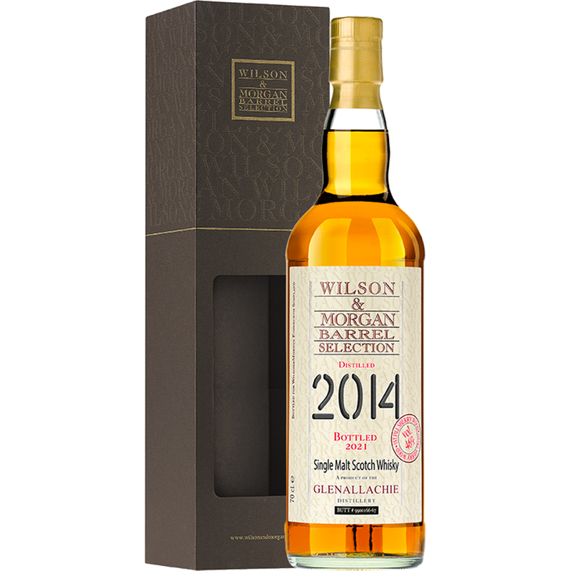 WILSON & MORGAN BARREL SELECTION 2014 GLENALLACHIE BOTTLED 2021 CL 70