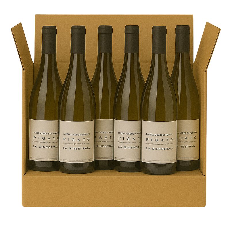 LA GINESTRAIA PIGATO RIVIERA LIGURE DI PONENTE DOC CL 75 -CONFEZIONE DA 6 BOTTIGLIE