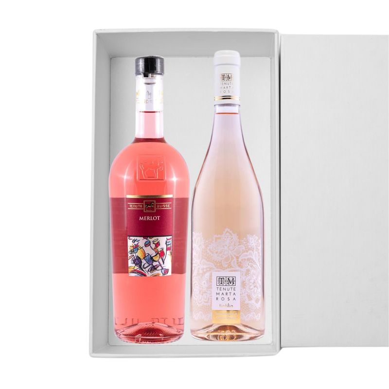 ROSÉ  D'AUTORE - CONFEZIONE DI DUE VINI ROSATI