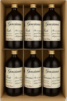 GENZIANA FEUDI ELISIR DEL DUCA ABRUZZO CL 100 -CONFEZIONE 6 BOTTIGLIE GENZIANA FEUDI ELISIR DEL DUCA ABRUZZO CL 100 -CONFEZIONE 6 BOTTIGLIE