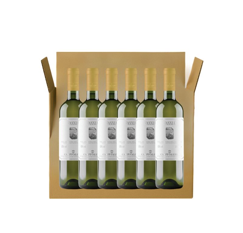 CAMPI VALERIO "FANNIA" FALANGHINA DEL MOLISE DOC CL 75 - CONFEZIONE DA 6 BOTTIGLIE