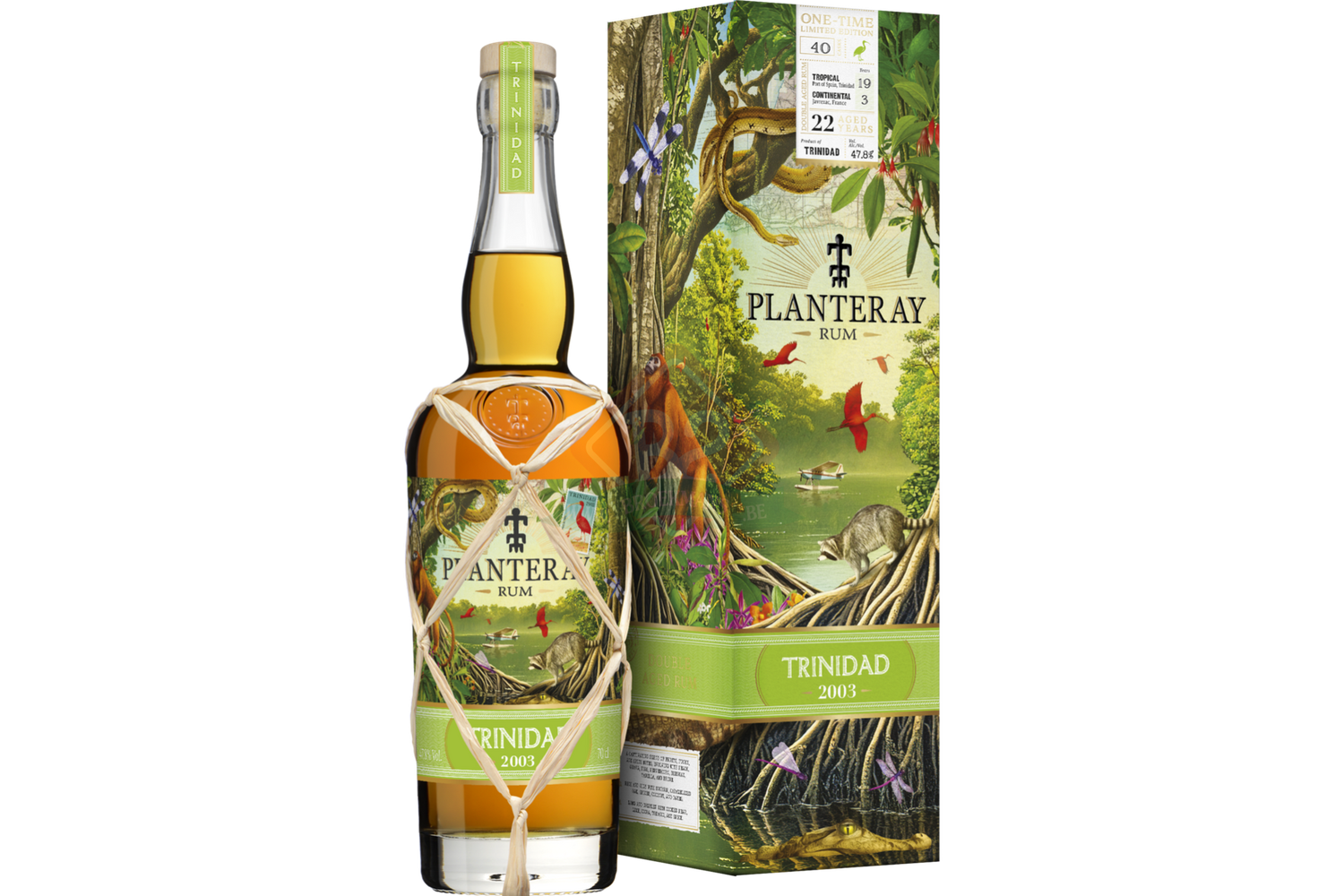 RUM PLANTERAY 22 AGED YEARS TRINIDAD CL 70 LIMITED EDITION
