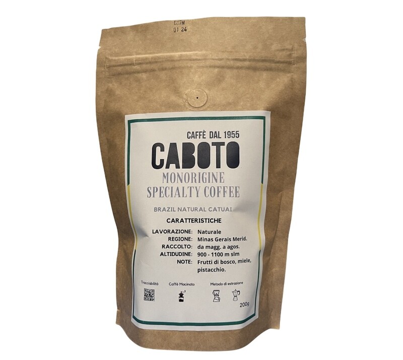 BRASILE NATURAL RED CATUAI  200 GRAMMI MACINATO