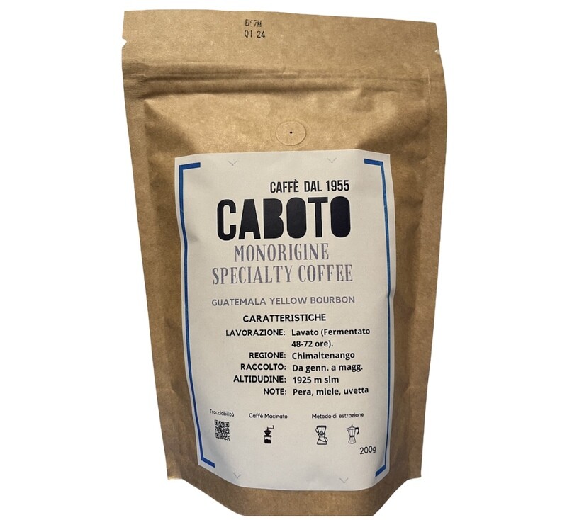 GUATEMALA YELLOW BOURBON  200 GRAMMI MACINATO