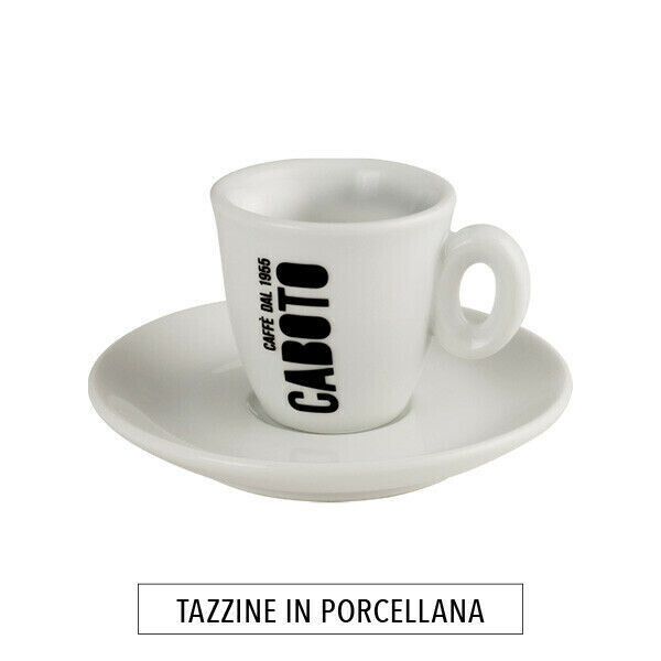 TAZZINA DI CAFFE' IN PORCELLANA CABOTO
