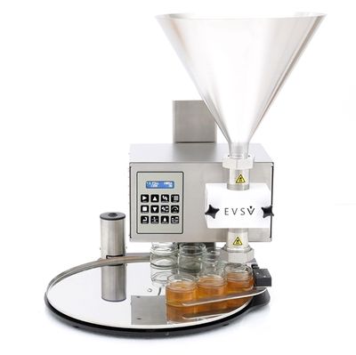 Llenadora para envasado de cremas, cremas cosméticas, mermeladas, salsas, paté, yogur, aceite de oliva, lociones, bálsamo, puré