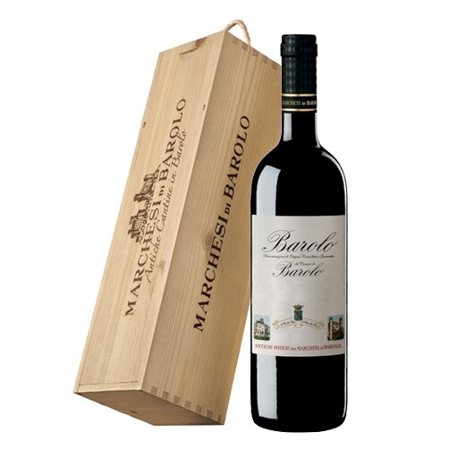 Barolo del Comune di Barolo DOCG 2015 Marchesi di Barolo Magnum cassetta di legno
