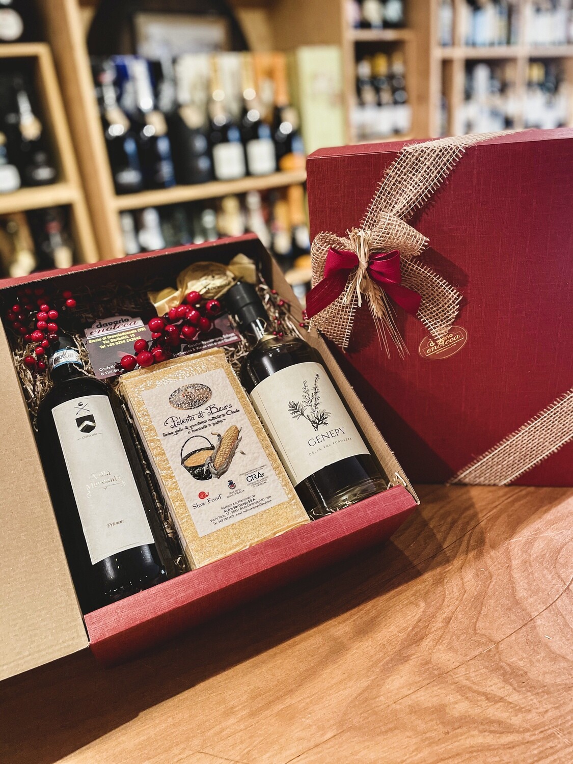 BOX OSSOLA Genepy della Val Formazza, Prunent Villa Mercante, Polenta di Beura