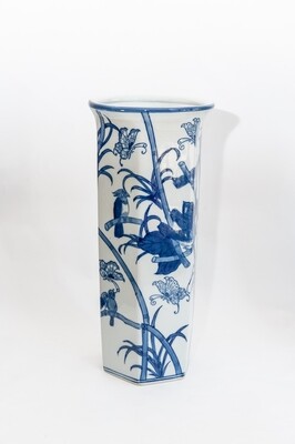 Vaso Ming ceramica esagonale