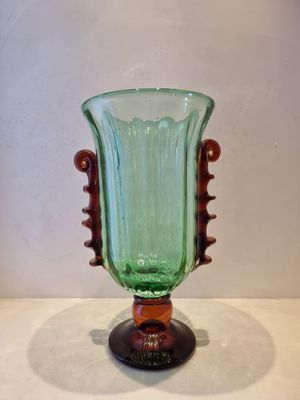 EDG -  Enzo De Gasperi Vaso Corinto 50cm Verde Vetro