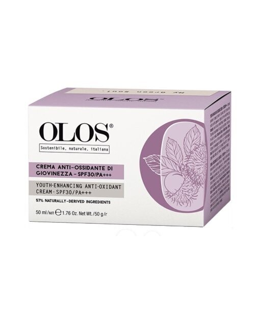 Olos crema anti-ossidante di giovinezza- SPF30/PA+++ 50ml