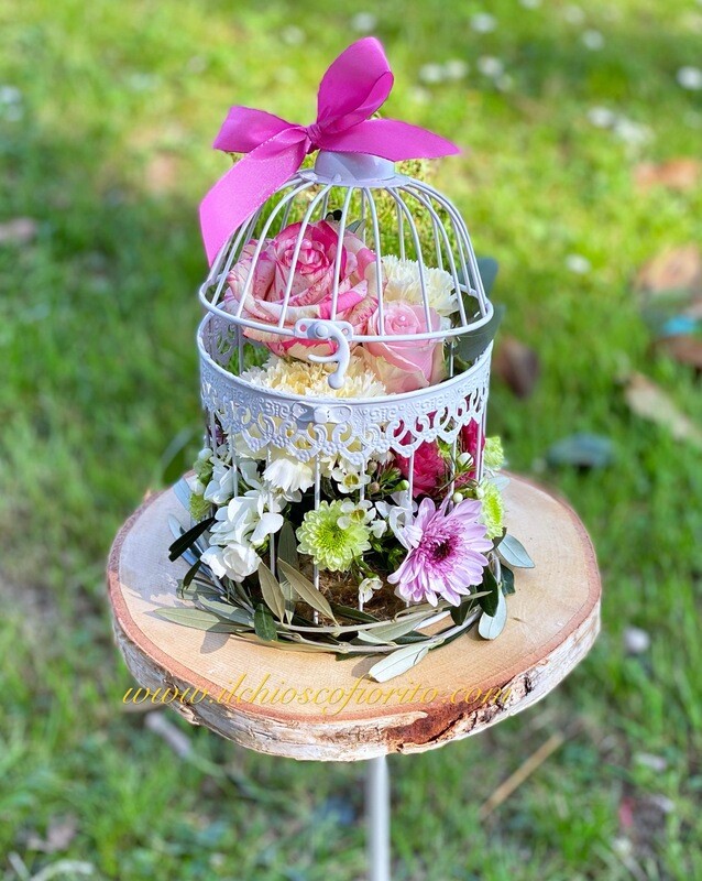 Fiori in gabbia 40€