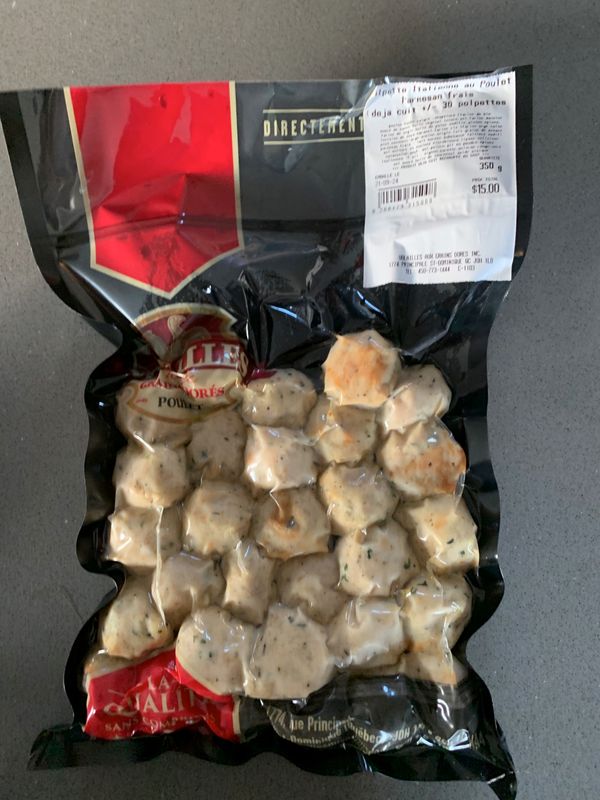 Polpettes Italienne ( en moyenne 30 boulettes)