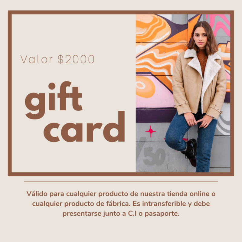Gift Card $2000