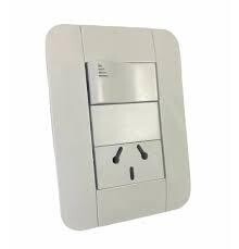 BASTIDOR ARMADO 1 INTERRUPTOR Y 1 TOMA