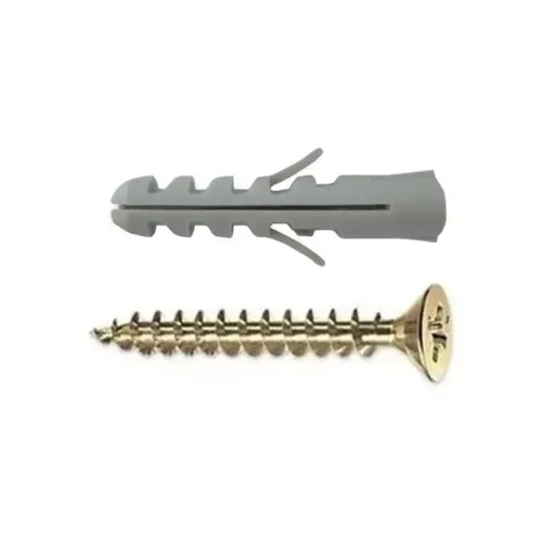 TORNILLO Y TARUGO 6MM (10 PARES)