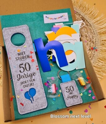 Happy 50 abraham of sarah  brievenbus cadeau