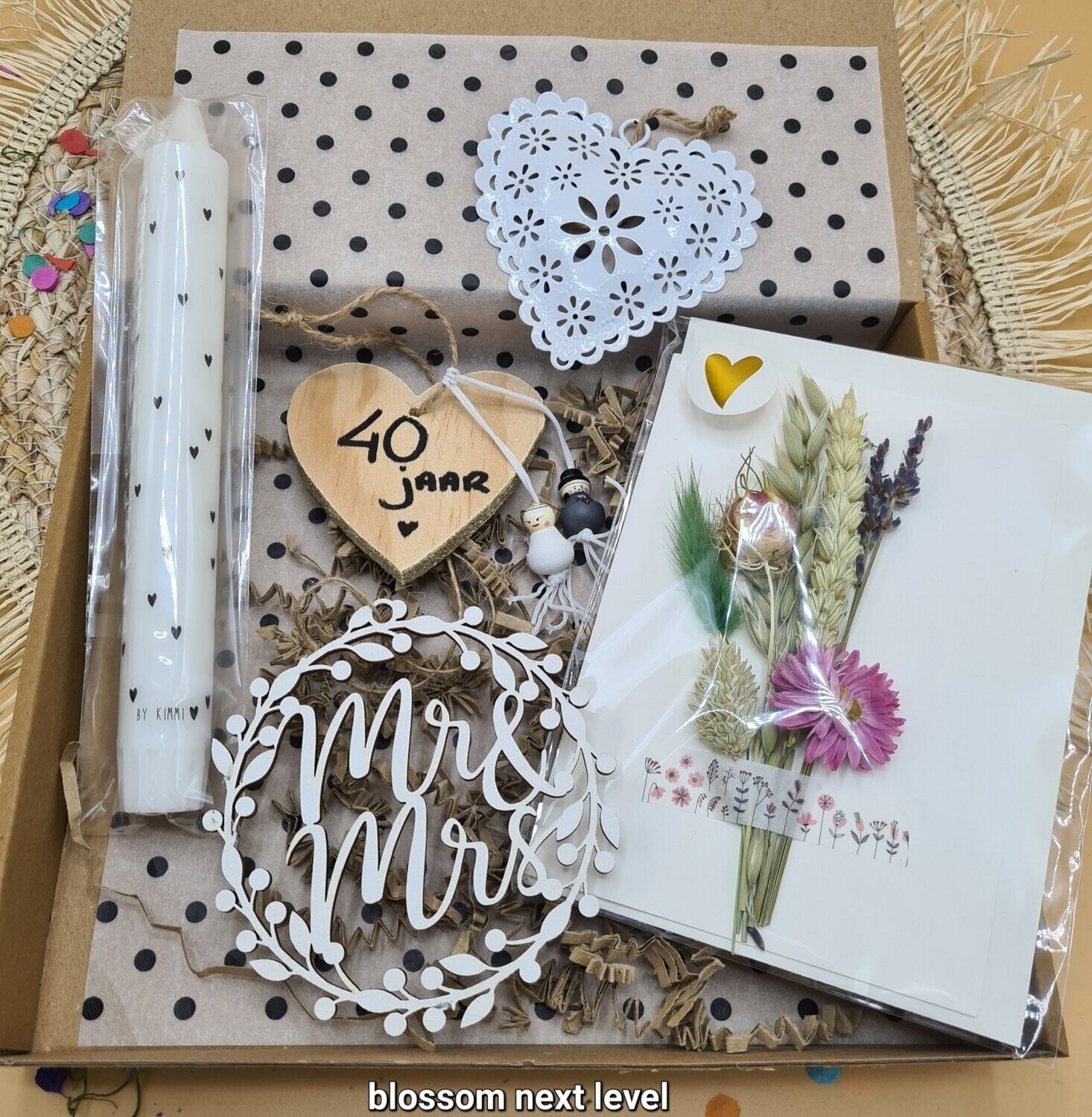 '...... jaar getrouwd '  brievenbus cadeau