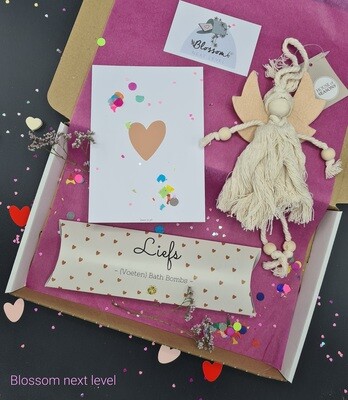 macramé engel brievenbus cadeau