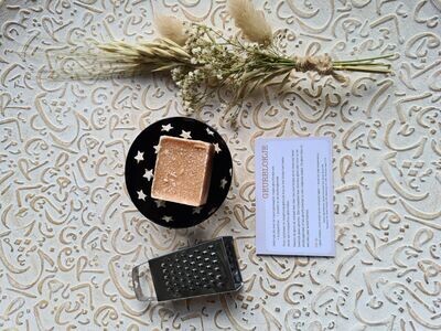 amber cadeau set  black met droogbloemen