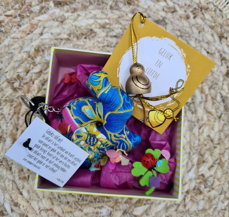 heel veel geluk inside  box