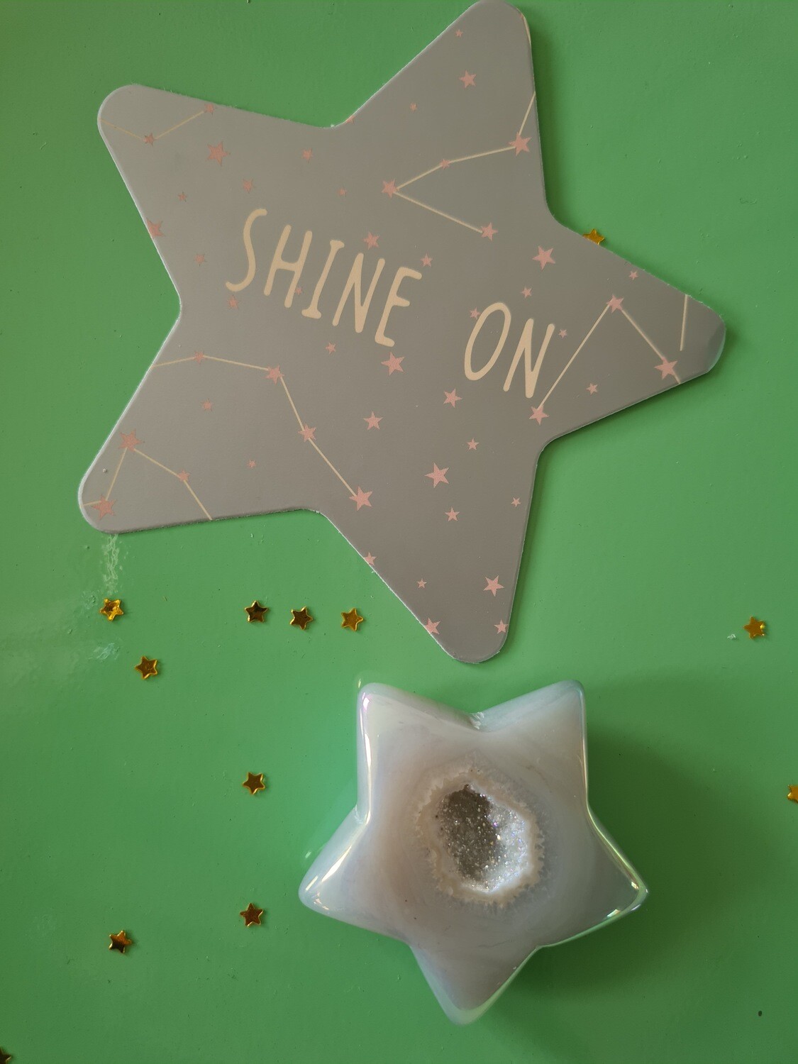 shine on agaat ster  brievenbus cadeau