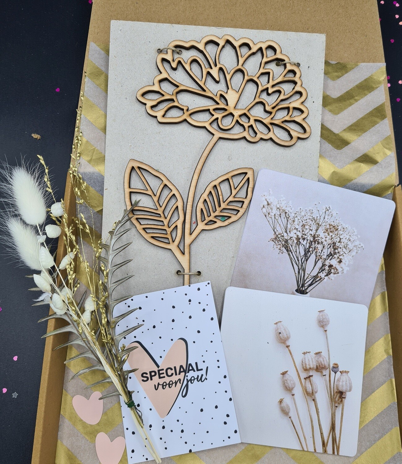 Bloemetje  brievenbus cadeau