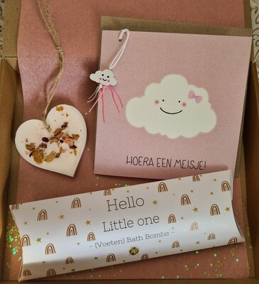 Hello little one  baby brievenbus cadeau