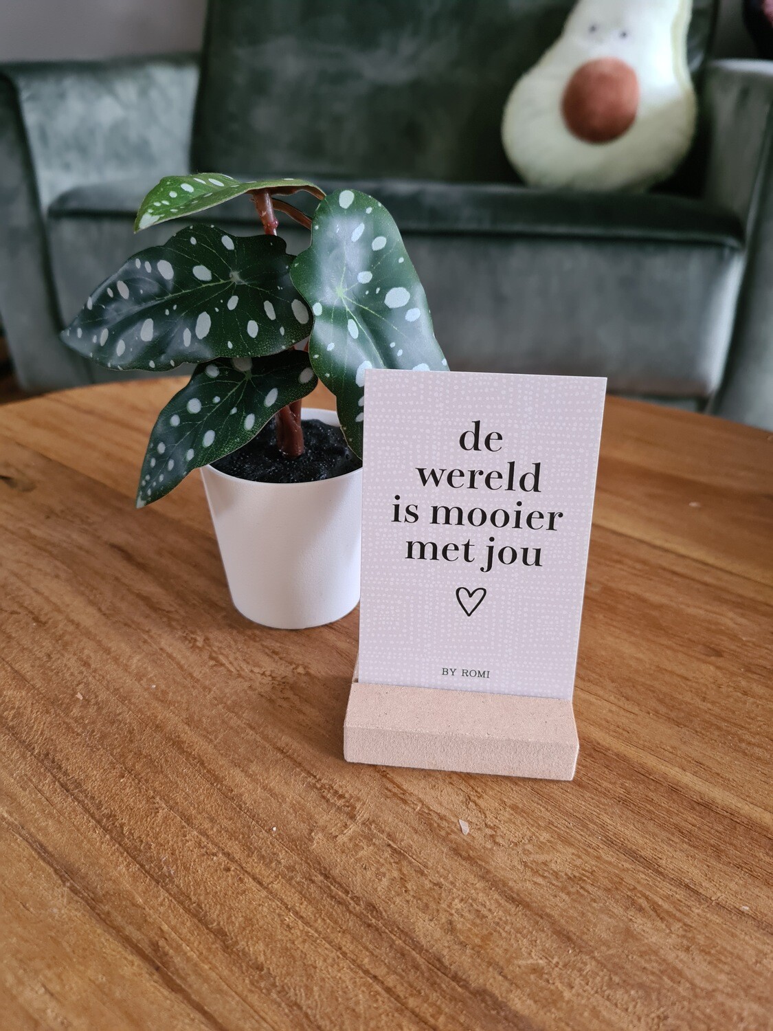 By romi kaartenset in kado verpakking