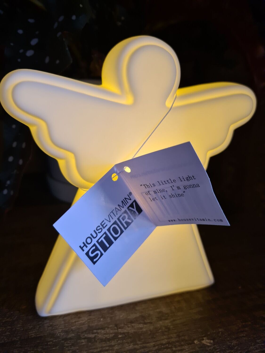 Housevitamin Engel met Vleugels Ledlamp -Wit