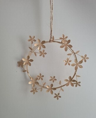 Metalen Bloemenkransje