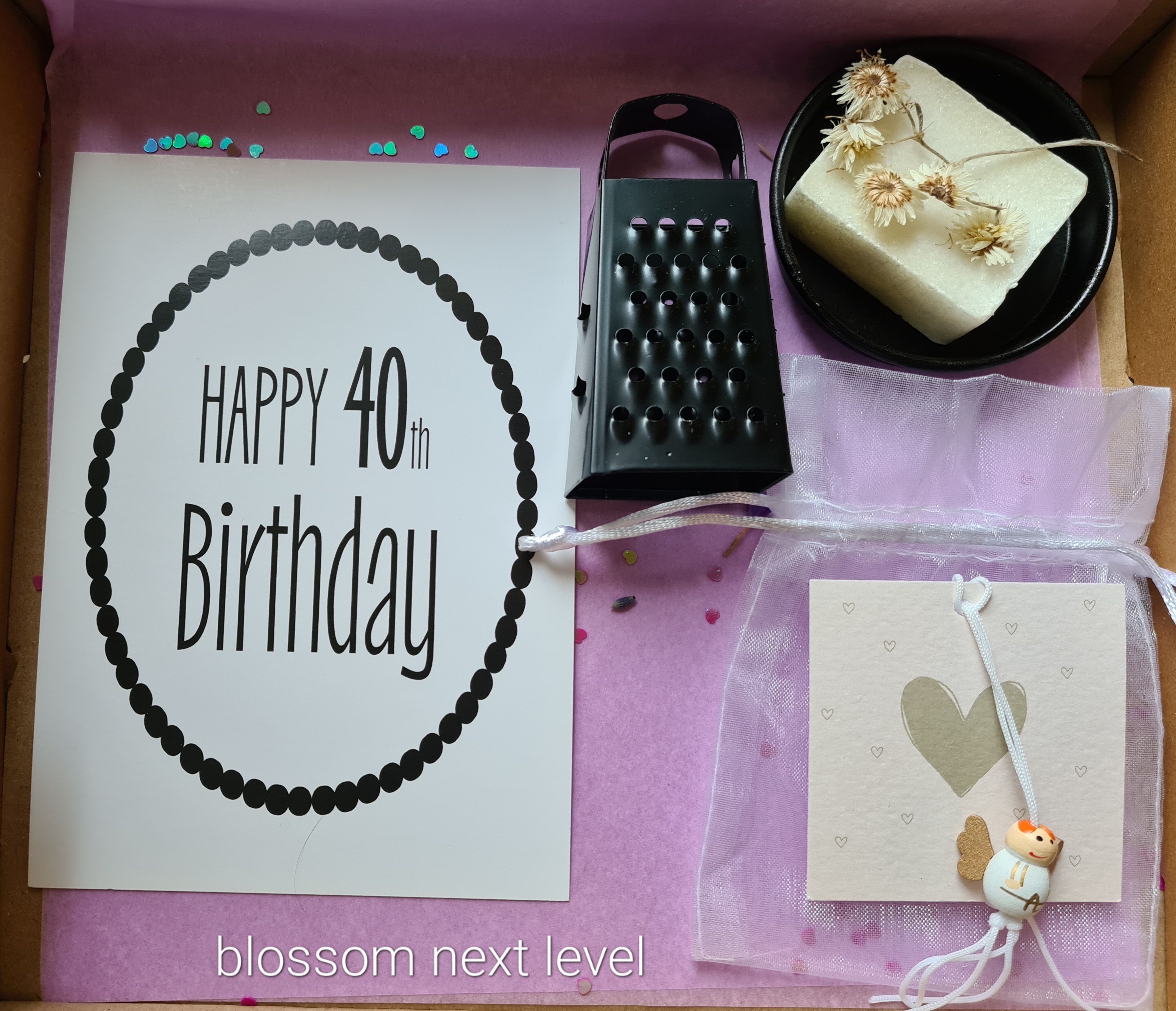 Gefeliciteerd met je 40e verjaardag amber brievenbus cadeau