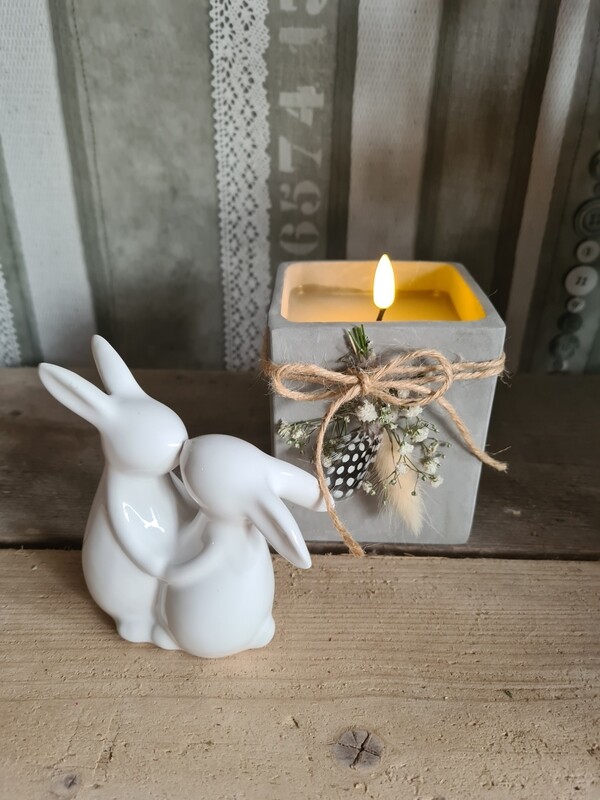 Ledlampje en kissing bunny's