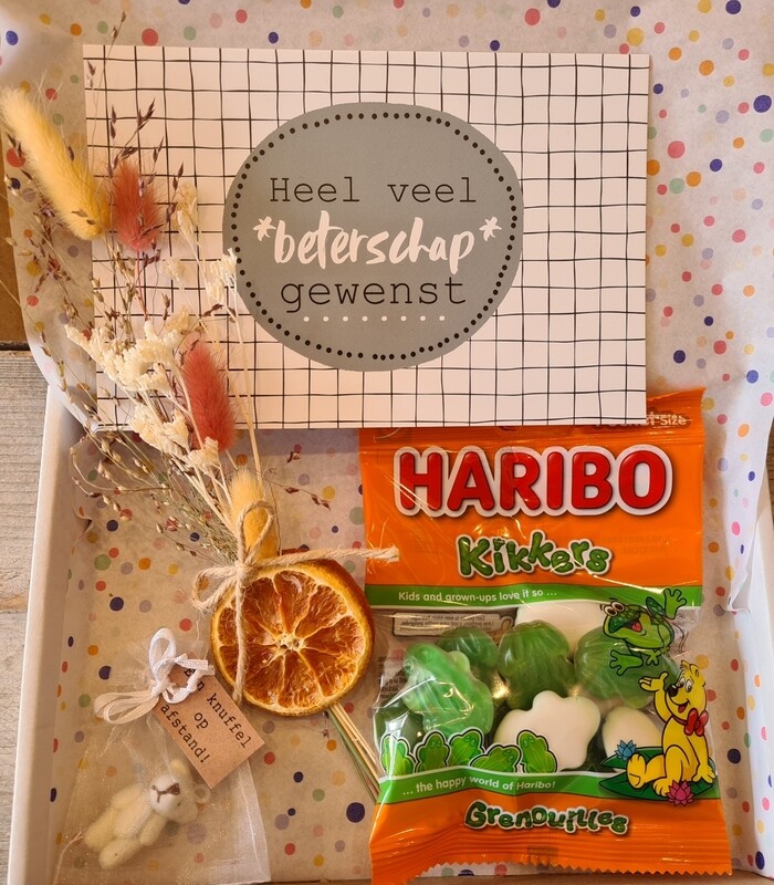 beterschap opkikker brievenbus cadeau