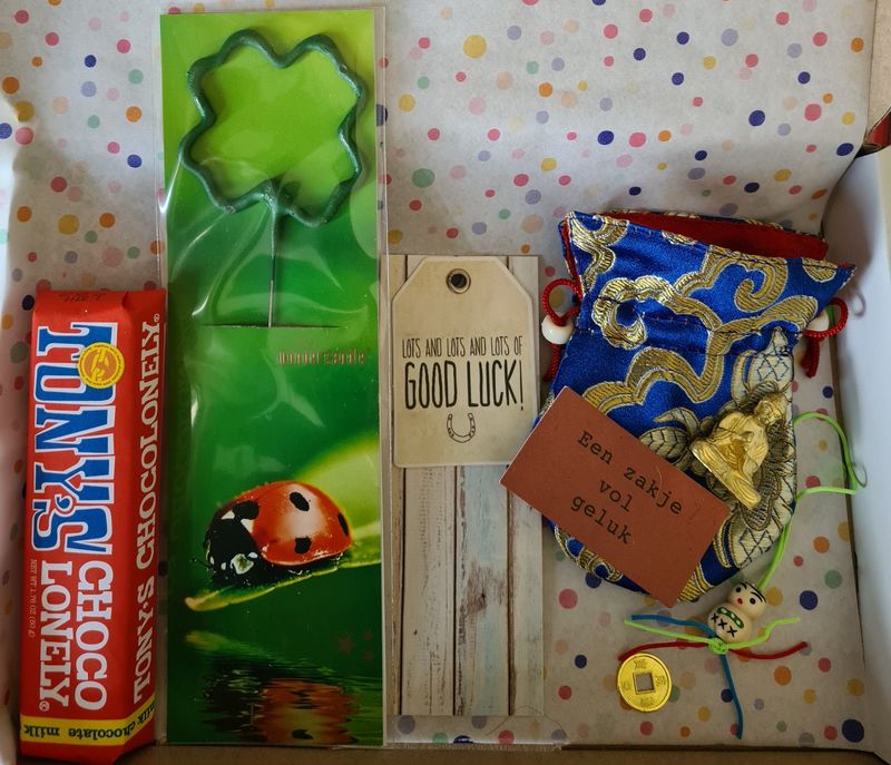 Heel veel succes  brievenbus cadeau