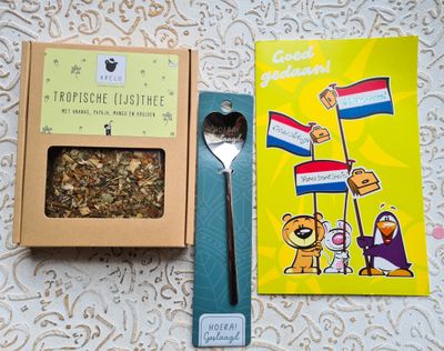 Thee geslaagd  brievenbus cadeau