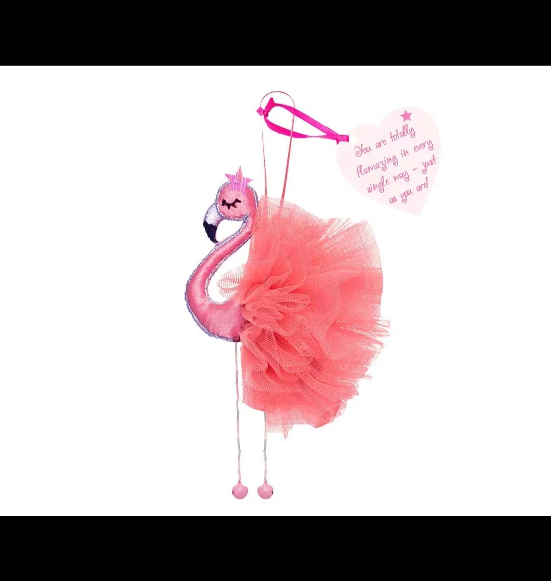 'Je bent vlammend... 'Flamingo Fair Trade' flamingo