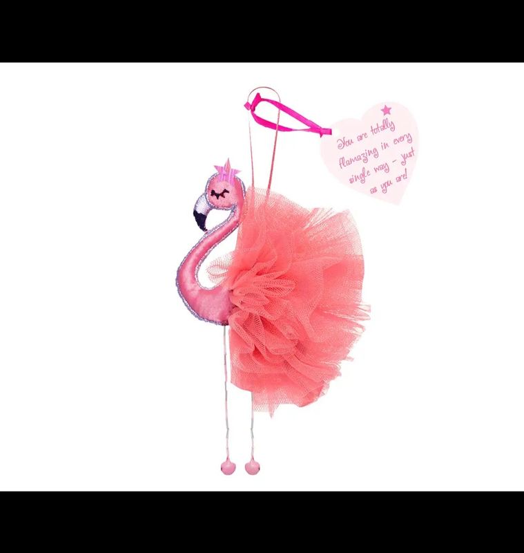 'Je bent vlammend... 'Flamingo Fair Trade' flamingo