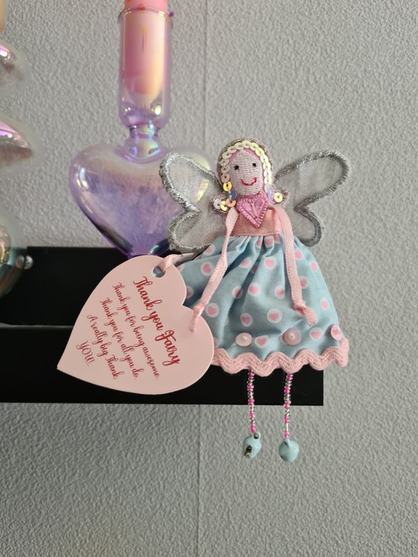 ''Thank You Fairy' Fair Trade Shelf Sitter aandenken cadeau